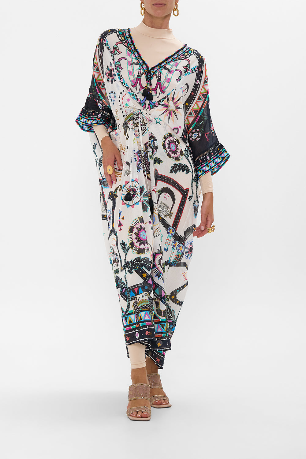 TUCK FRONT KAFTAN NUBIAN WONDERLAND