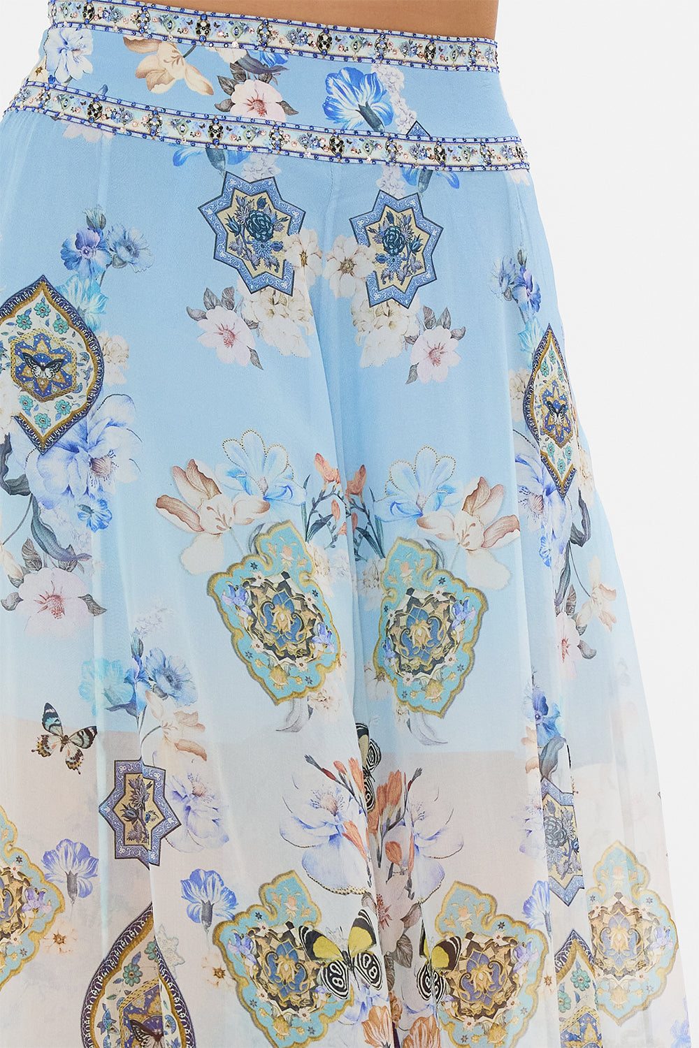 SHEER WIDE LEG PANT AL MANIAL PALACE MEMOIRS