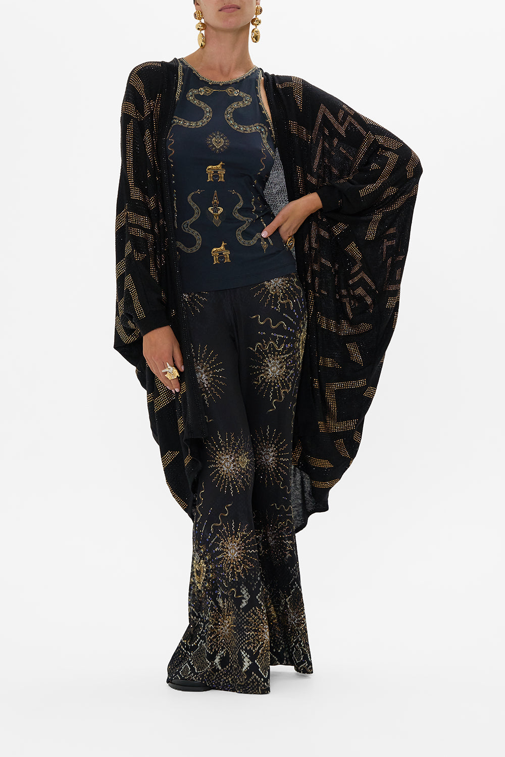 CAMILLA Soft Knit Layer in Call Me Cleopatra print