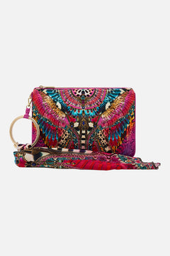 CAMILLA Ring Scarf Clutch in Sahara Supernatural print.