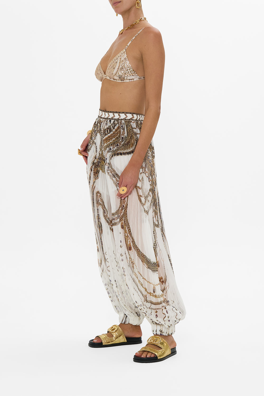 CRYSTAL EMBELLISHED BRA GODDESS ENERGY