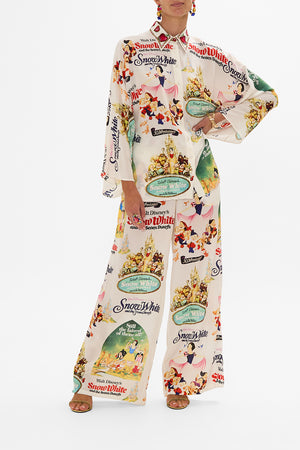 Disney CAMILLA silk blouse in Princess in Print 