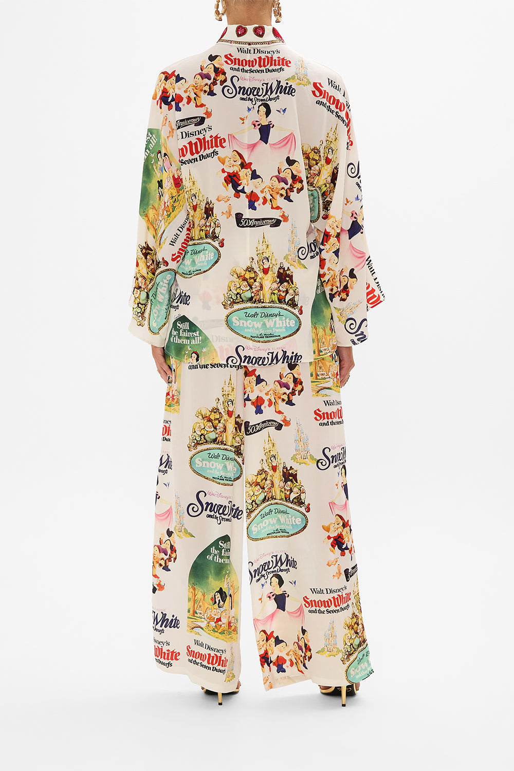 Disney CAMILLA silk blouse in Princess in Print 