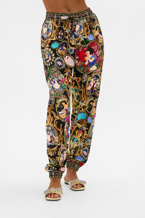 Disney CAMILLA jersey track pants in Happily Ever After print