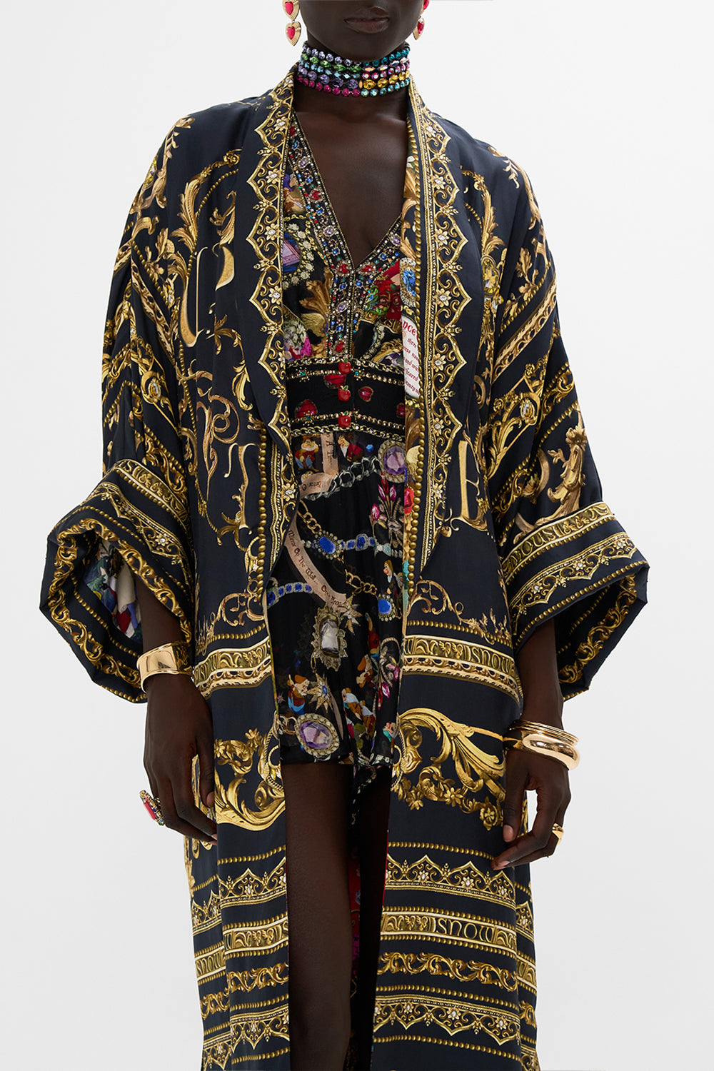 LONG LINE REVERSIBLE ROBE HAPPILY EVER AFTER