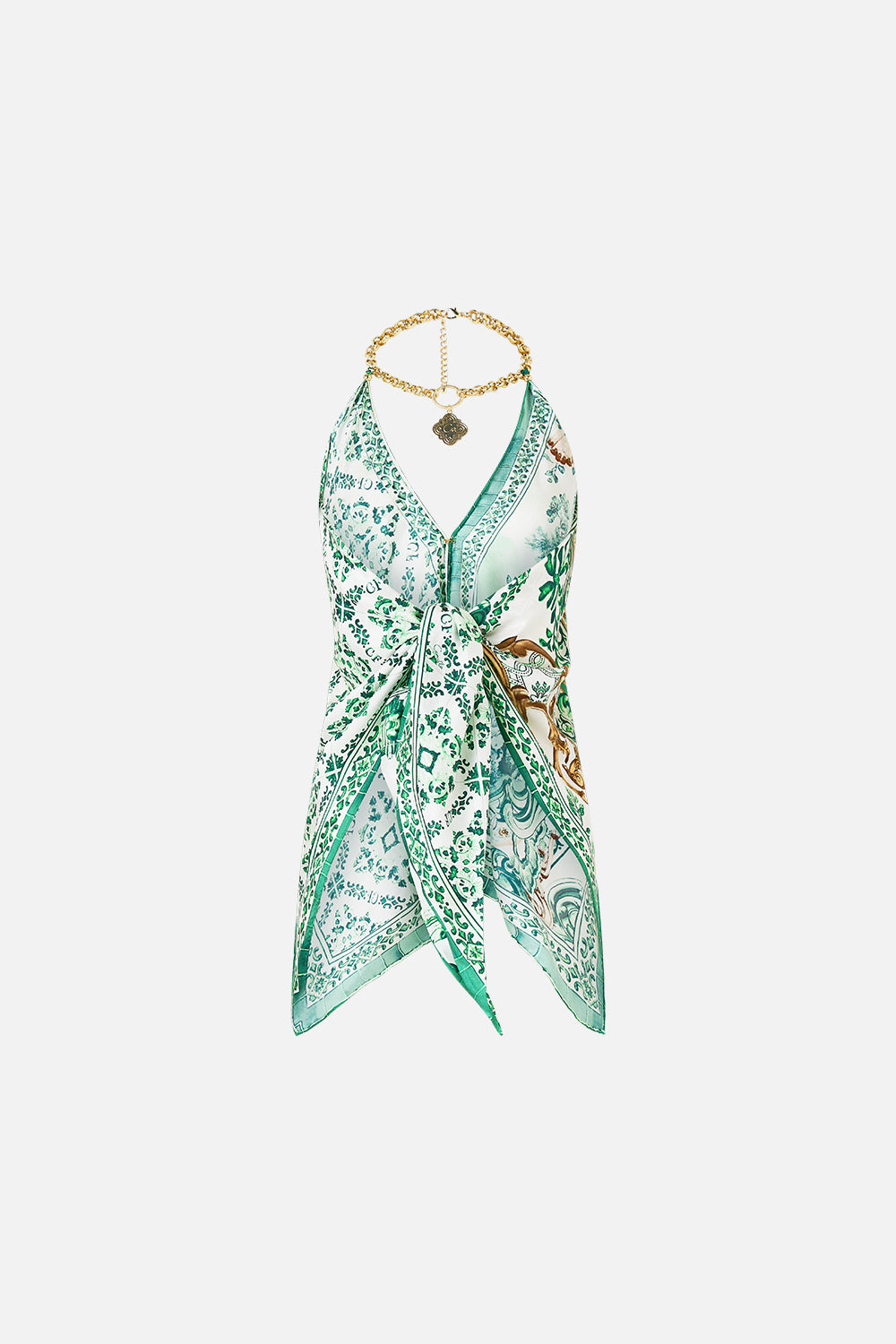 KNOTTED SCARF TOP CORRIDOR OF CALM