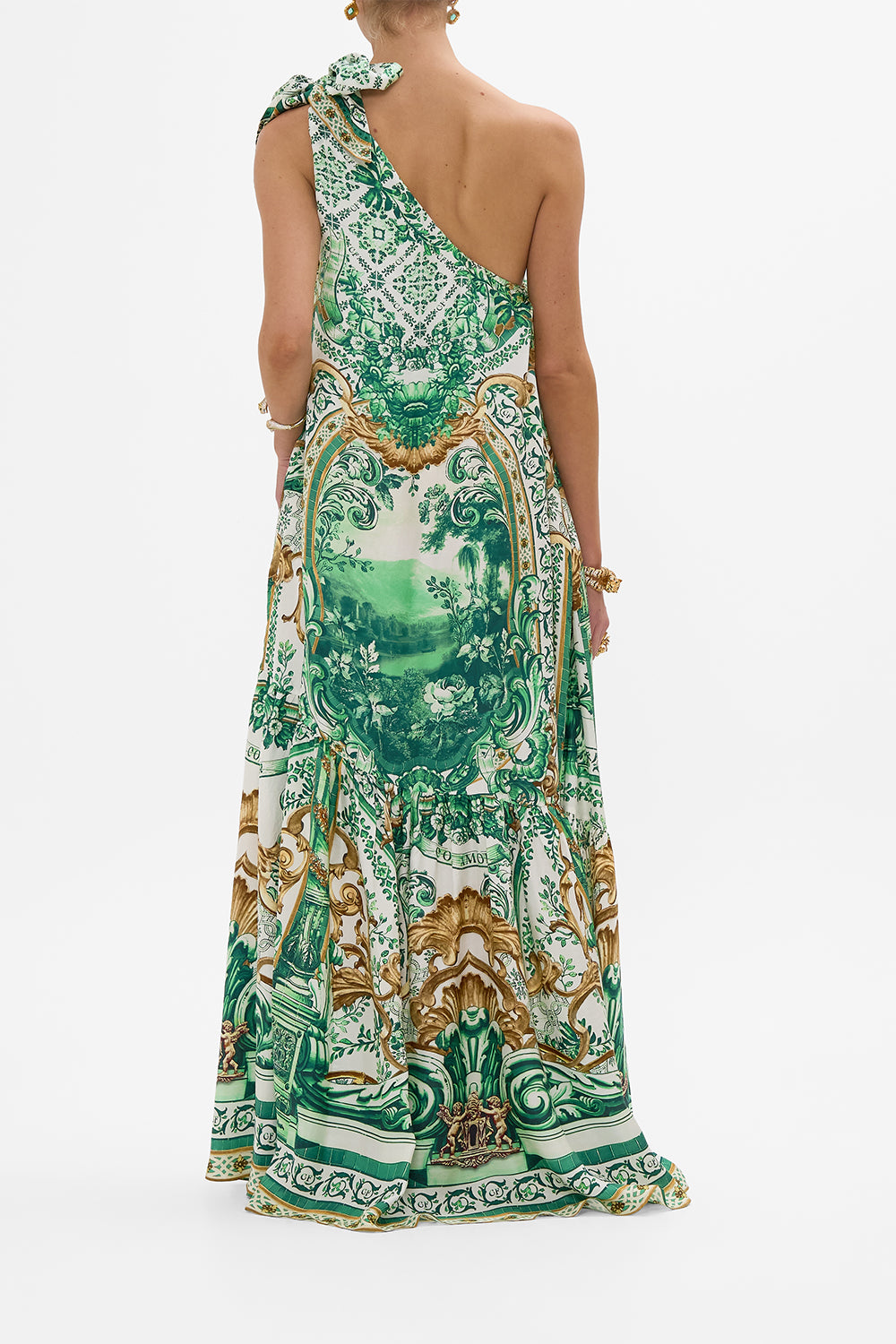 TIE ONE SHOULDER DRESS CORRIDOR OF CALM