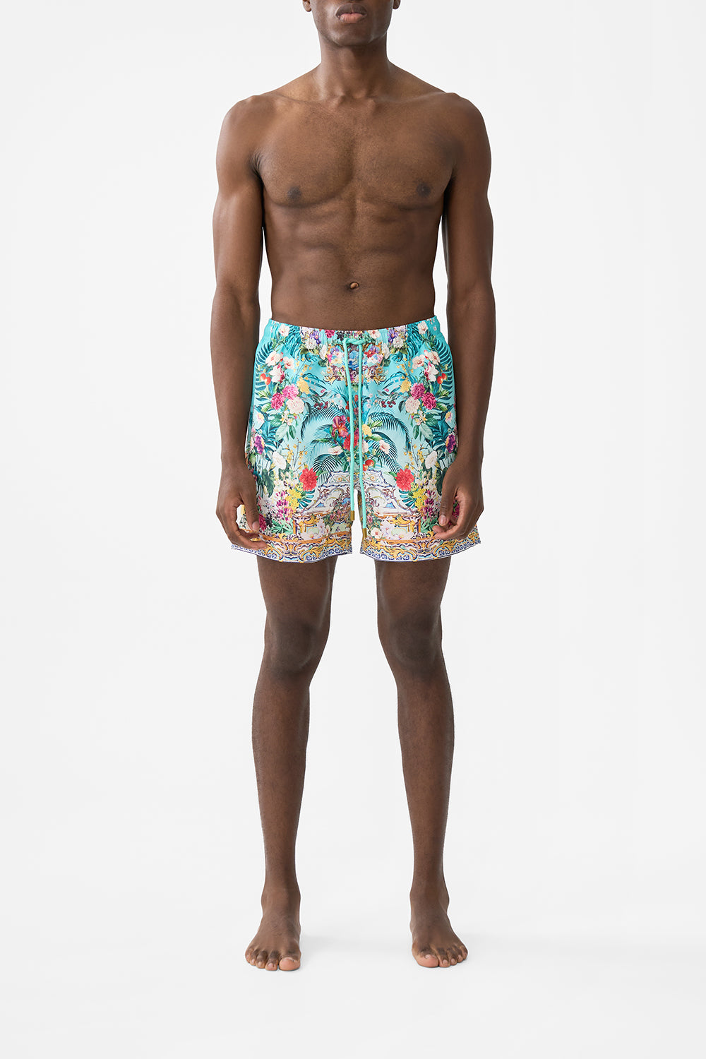 The CAMILLA MID LENGTH BOARDSHORT GARDENS OF QUELUZGARDENS OF QUELUZ