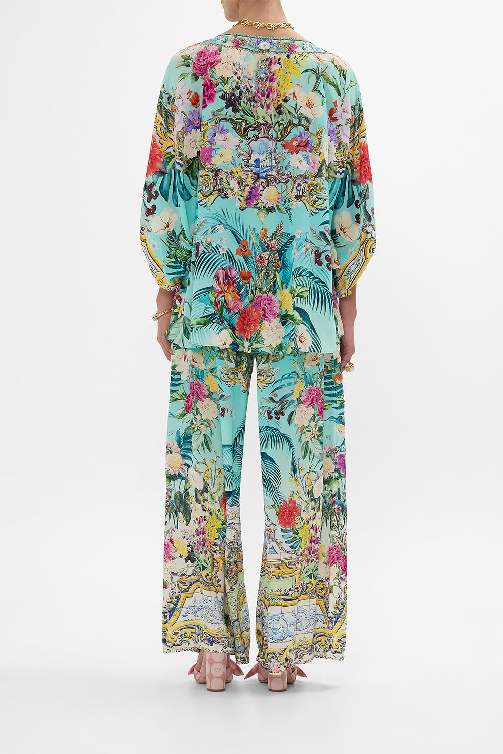 RAGLAN SLEEVE BLOUSE WITH CUFF GARDENS OF QUELUZ