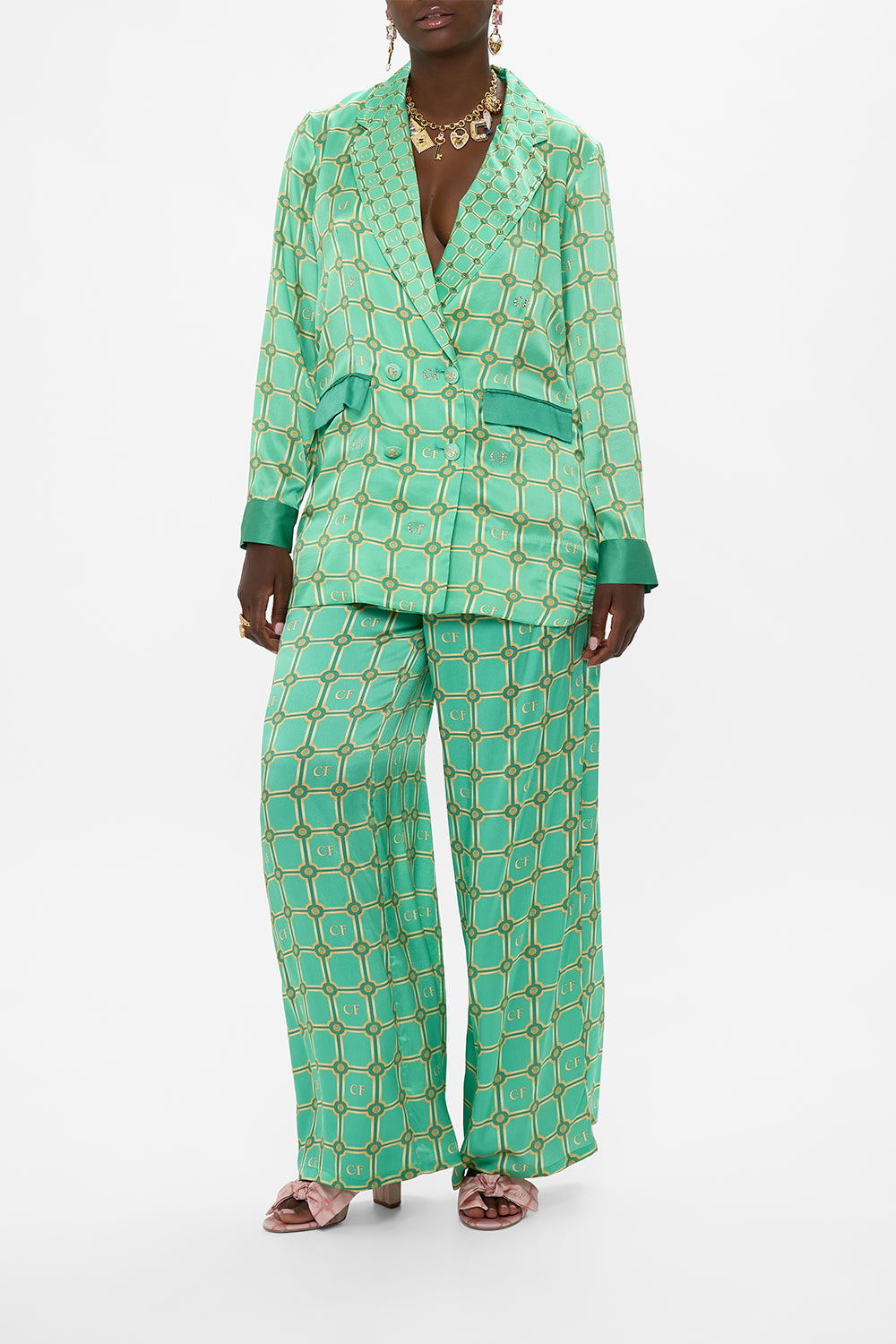 The CAMILLA STRAIGHT LEG PANT PESTANA PANORAMA