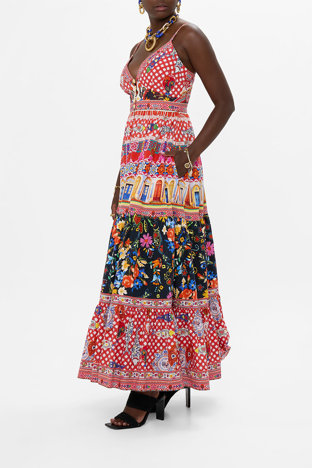 TIERED BODICE DRESS FOLK FABULOUS