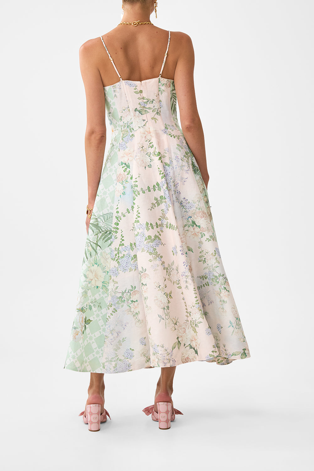 CORSET DRESS WITH LONG FLARED SKIRT PALACIO PLAYGROUND