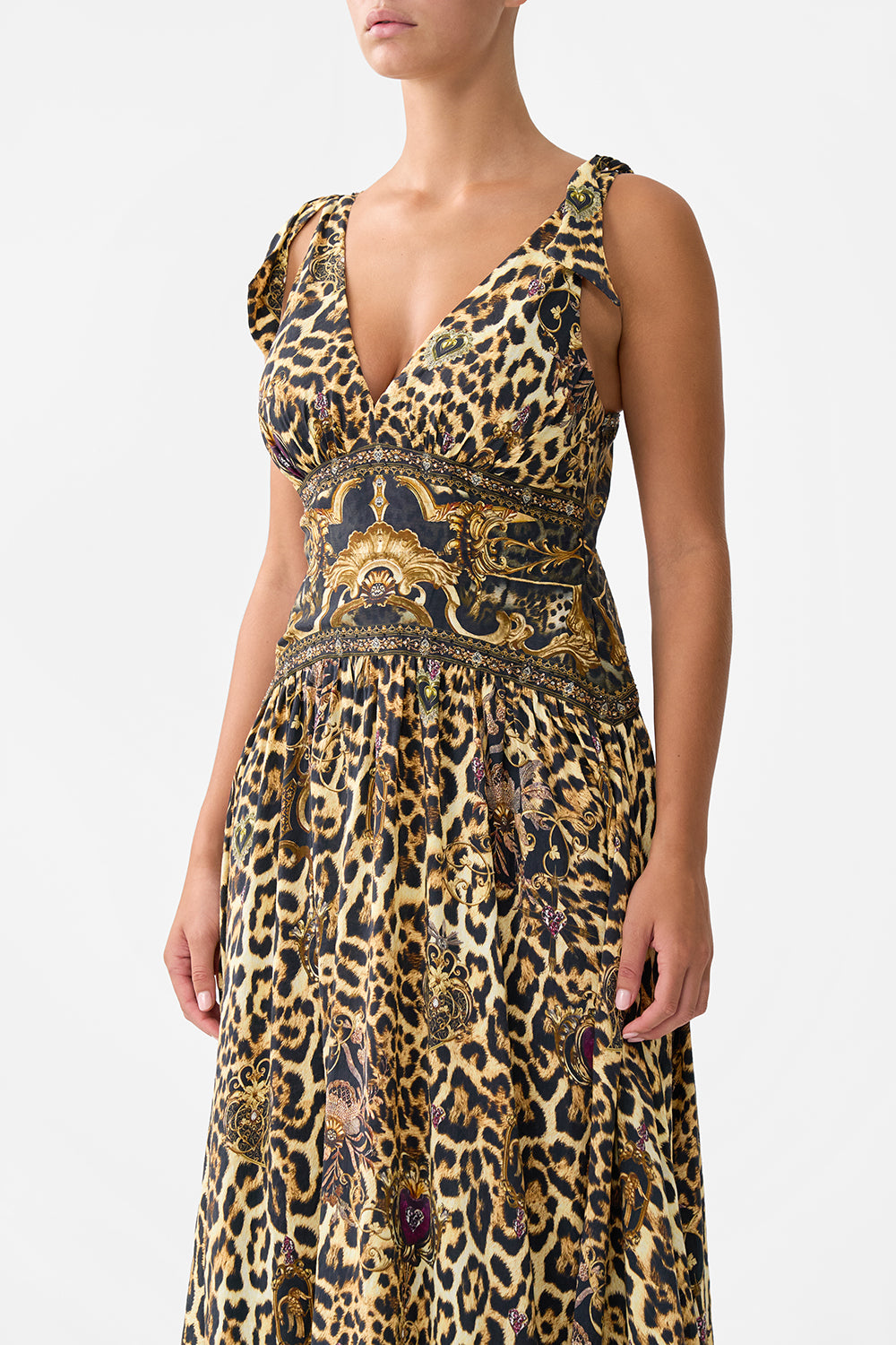 TIE SHOULDER DRESS SAINTS AND SISTERS