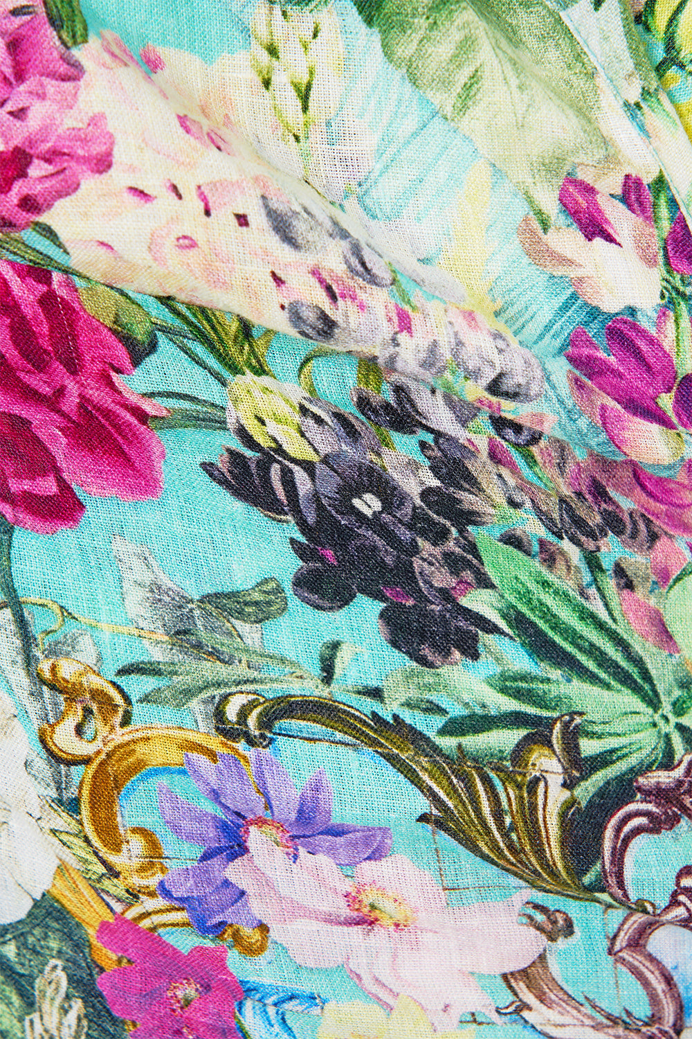 CROPPED WRAP SHIRT GARDENS OF QUELUZ