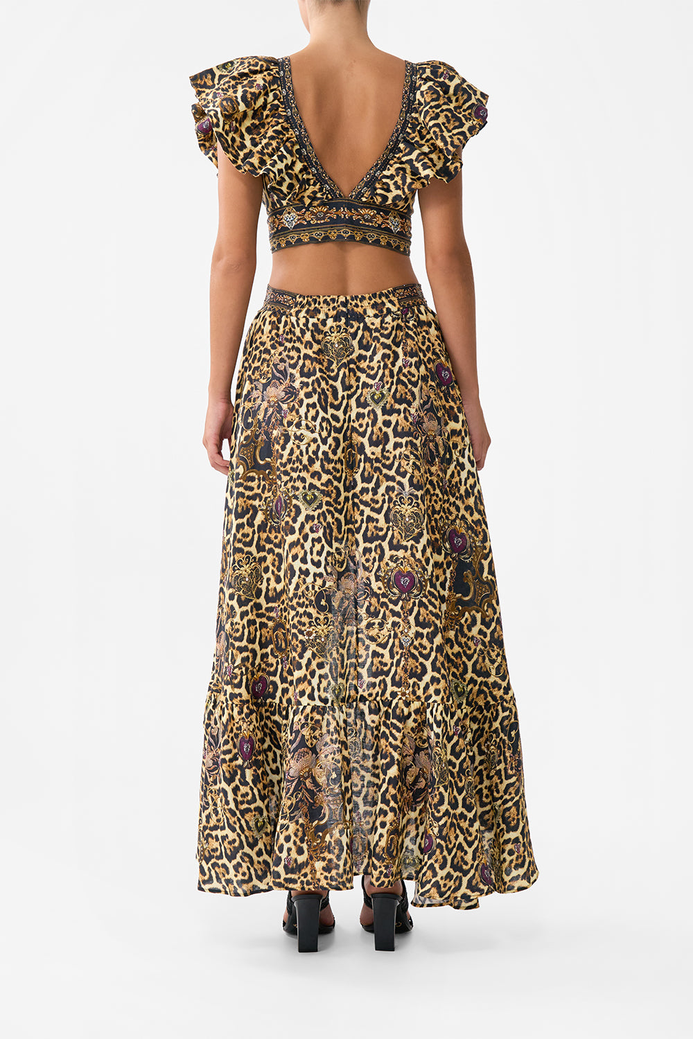 RUFFLE WRAP TOP SAINTS AND SISTERS