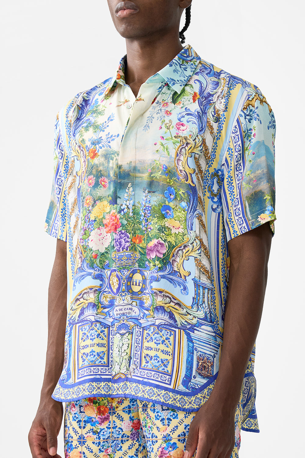 OVERSIZED BUTTON THROUGH SHORT SLEEVE SHIRT WALL TO WALL WONDERS