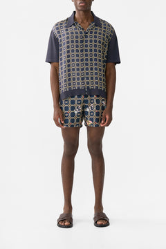 KNIT SLEEVE SILK SHIRT PALACIO POETRY