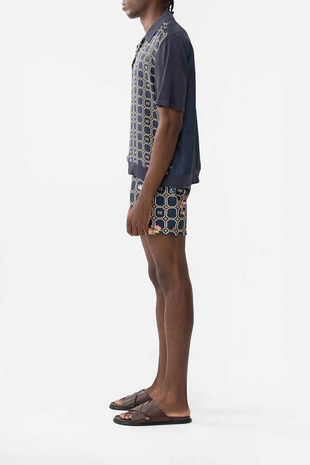 KNIT SLEEVE SILK SHIRT PALACIO POETRY