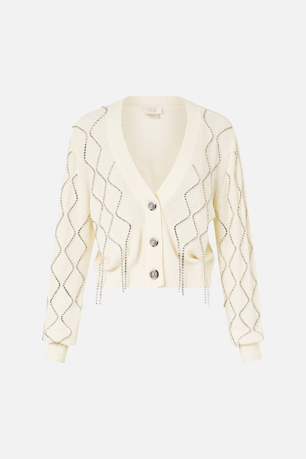 CROPPED KNIT CARDIGAN THE QUEENS QUARTERS