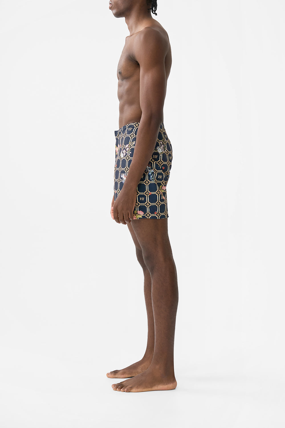The CAMILLA MID LENGTH SWIM SHORT PALACIO POETRY