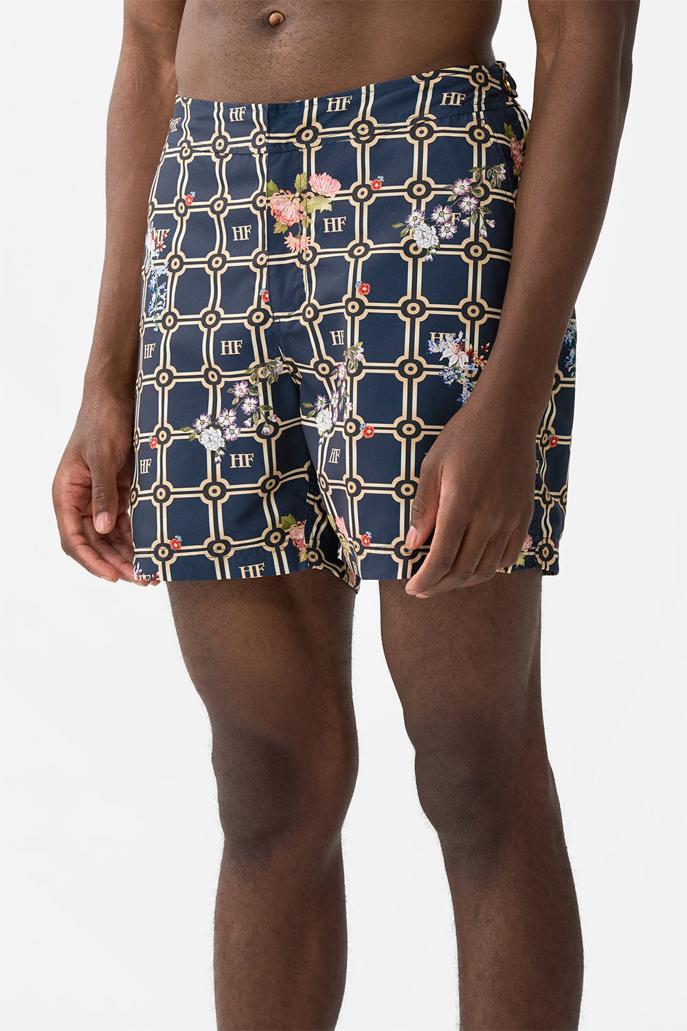 The CAMILLA MID LENGTH SWIM SHORT PALACIO POETRY