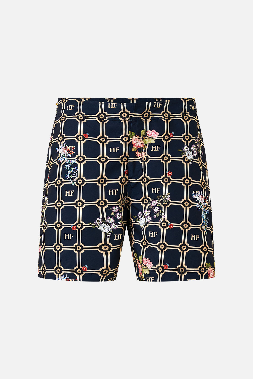The CAMILLA MID LENGTH SWIM SHORT PALACIO POETRY