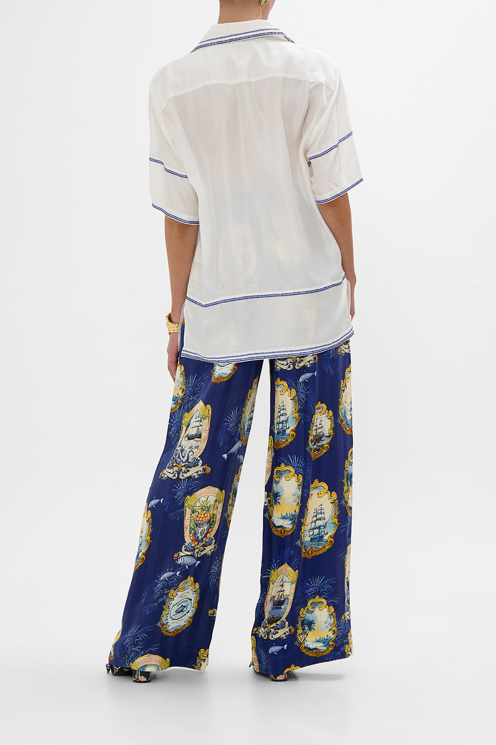 WIDE LEG WAISTED PANT SONG OF SAINT ANTHONY