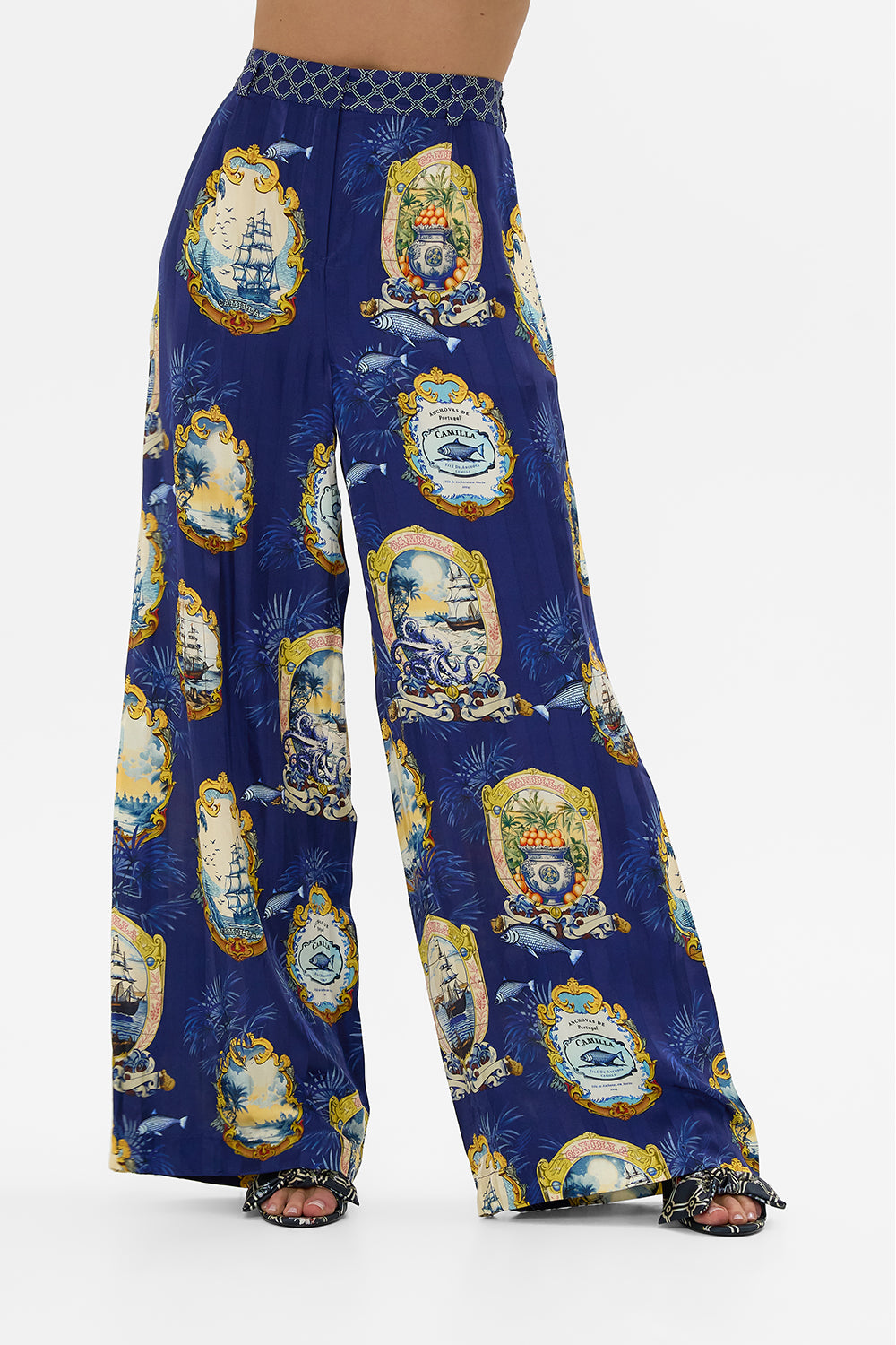 WIDE LEG WAISTED PANT SONG OF SAINT ANTHONY
