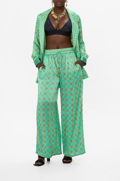 CAMILLA Straight Leg Pant in Pestana Panorama print