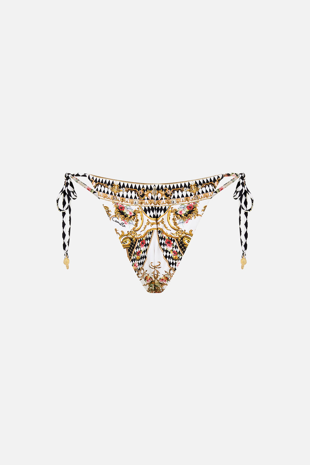 The CAMILLA TIE SIDE SKIMPY PANT ROCOCO GLOW