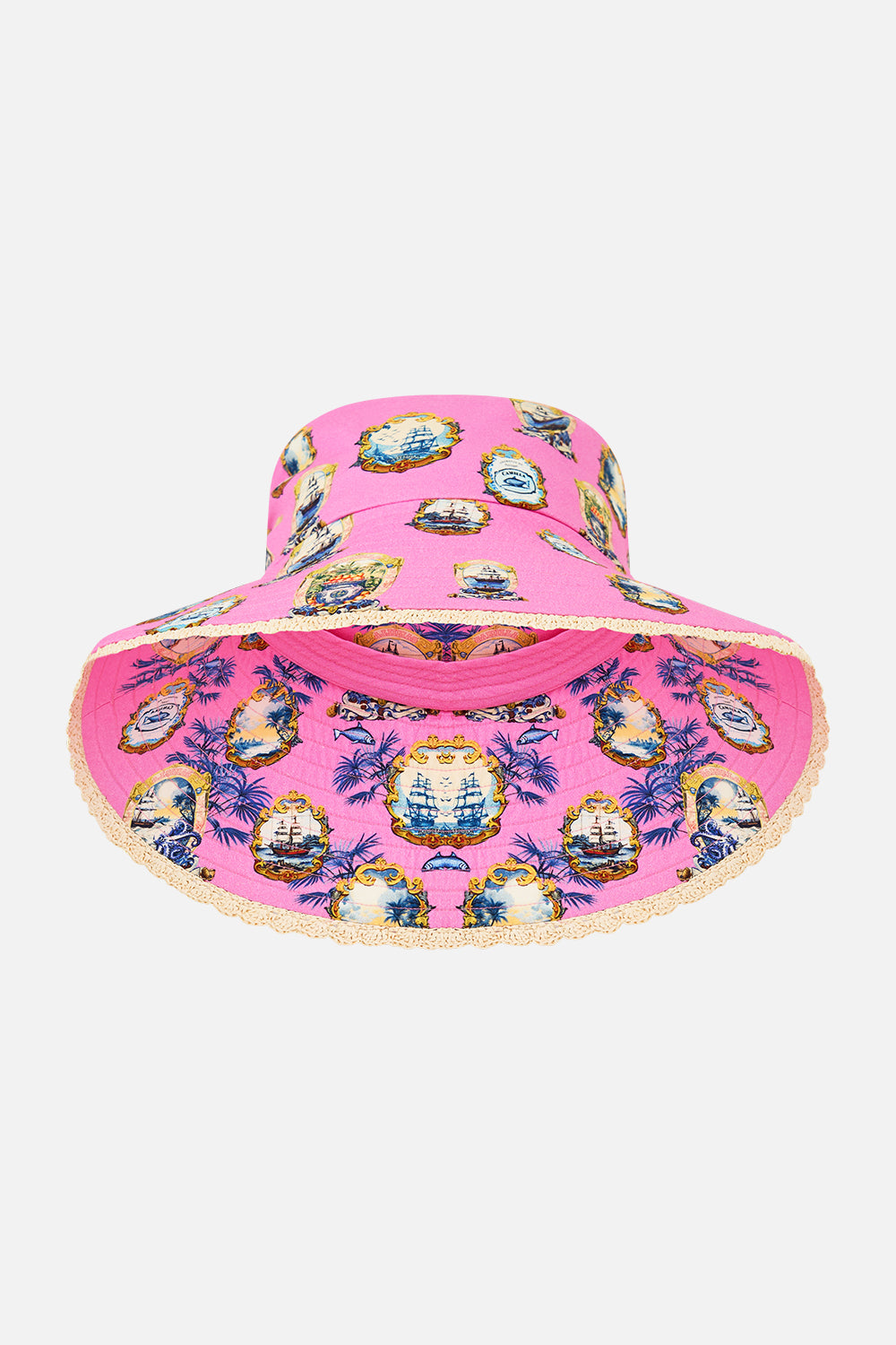 WIDE BRIM BUCKET HAT SALTY SPLENDOUR