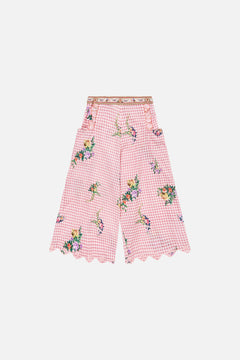 CAMILLA Kids Pant With Frill Pockets 4-10 in Lisbon Lullaby print
