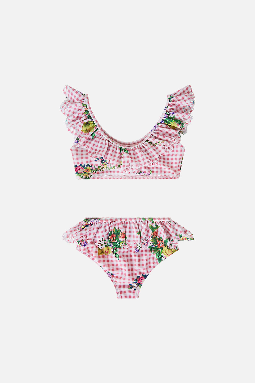 KIDS FRILL CROP BIKINI SET 4-10 LISBON LULLABY