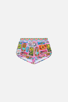 KIDS BOARDIE STYLE SWIM SHORT 4-10 SALTY SPLENDOUR