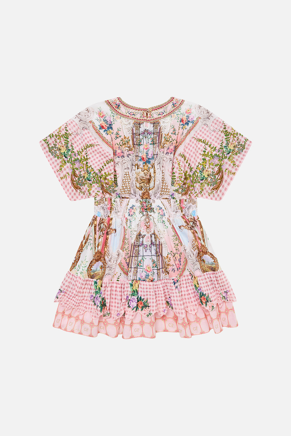 KIDS MINI DRESS WITH FRILL HEM 4-10 LISBON LULLABY