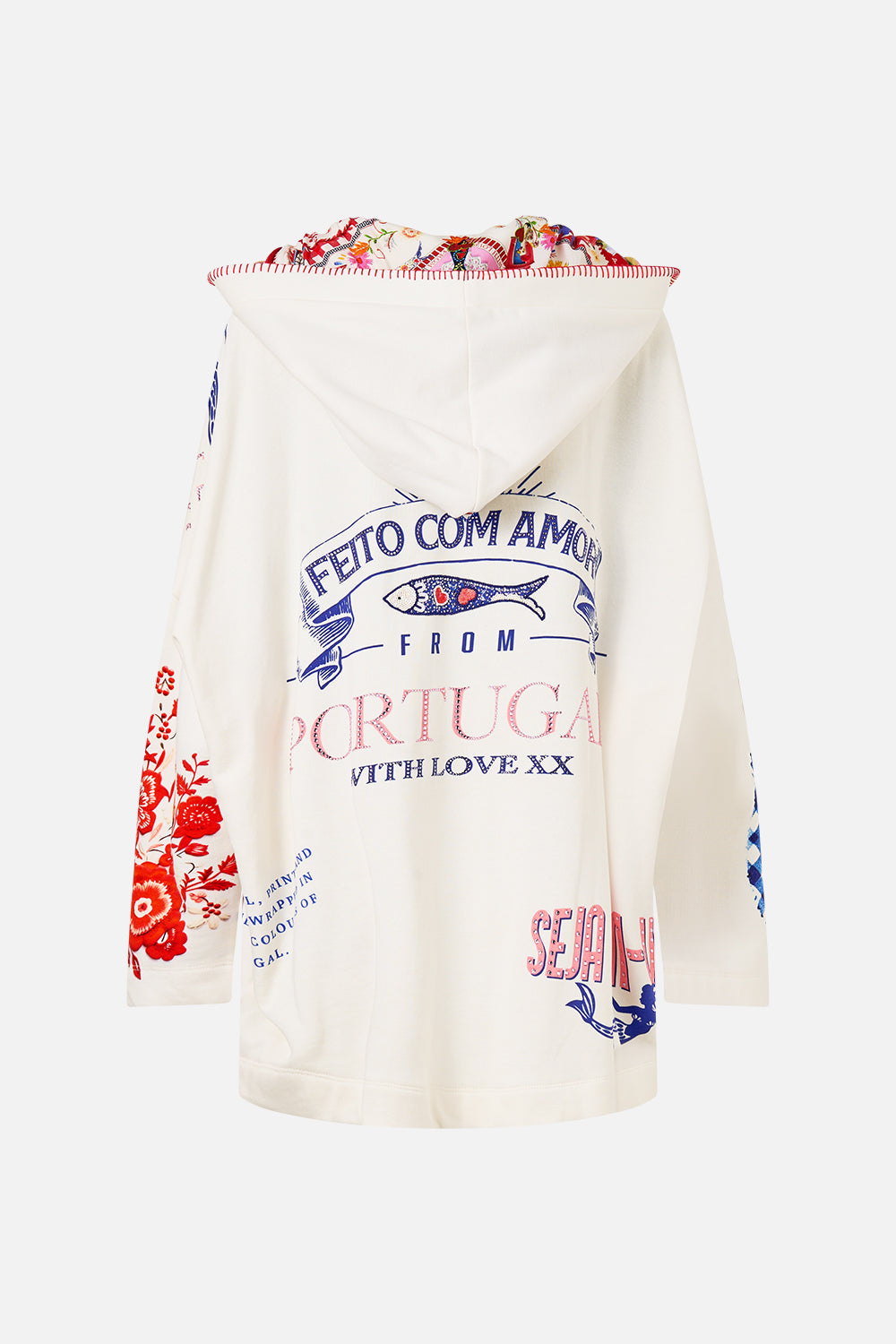 HOODIE JACKET WITH POCKETS FAITH, LUCK & JUSTICE