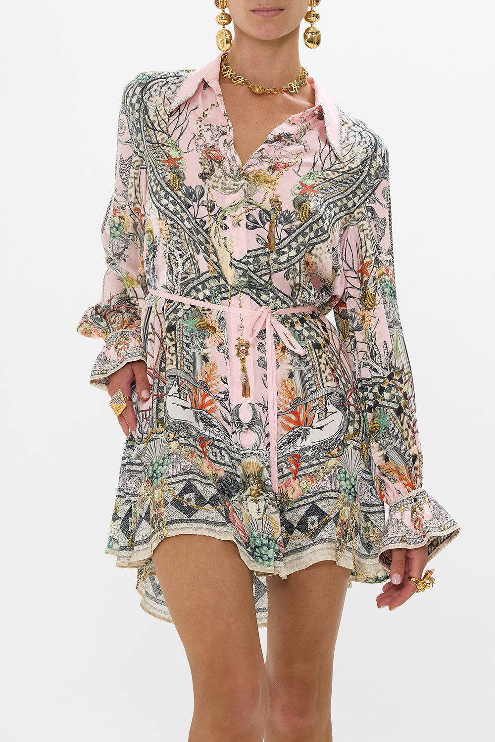 SHIFT SHIRT DRESS CAVE OF WONDERS