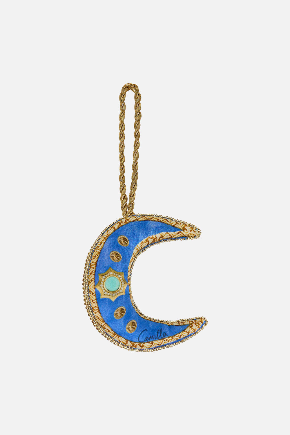 The CAMILLA MOON DECORATIVE ORNAMENT RAINBOW ROADS
