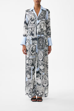 The CAMILLA Pyjama Shirt in our Perfumed In Porto print.