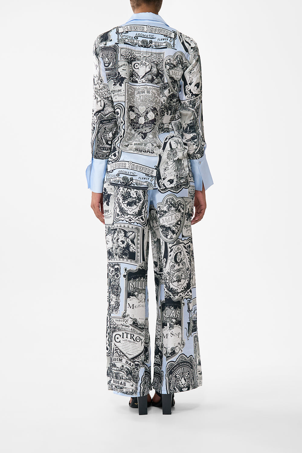 The CAMILLA Straight Leg Pant in our Perfumed In Porto print.