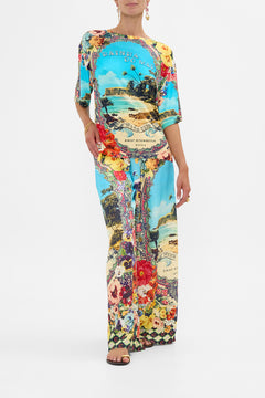 The CAMILLA Straight Leg Pant in our Bathing Bombshell print.