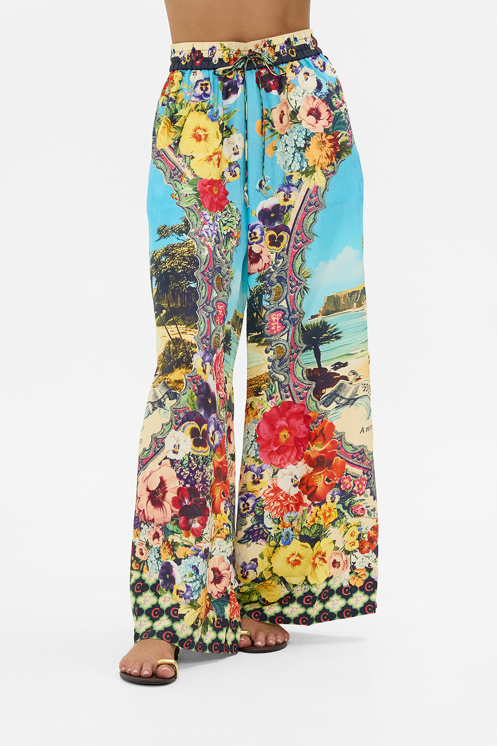 The CAMILLA Straight Leg Pant in our Bathing Bombshell print.