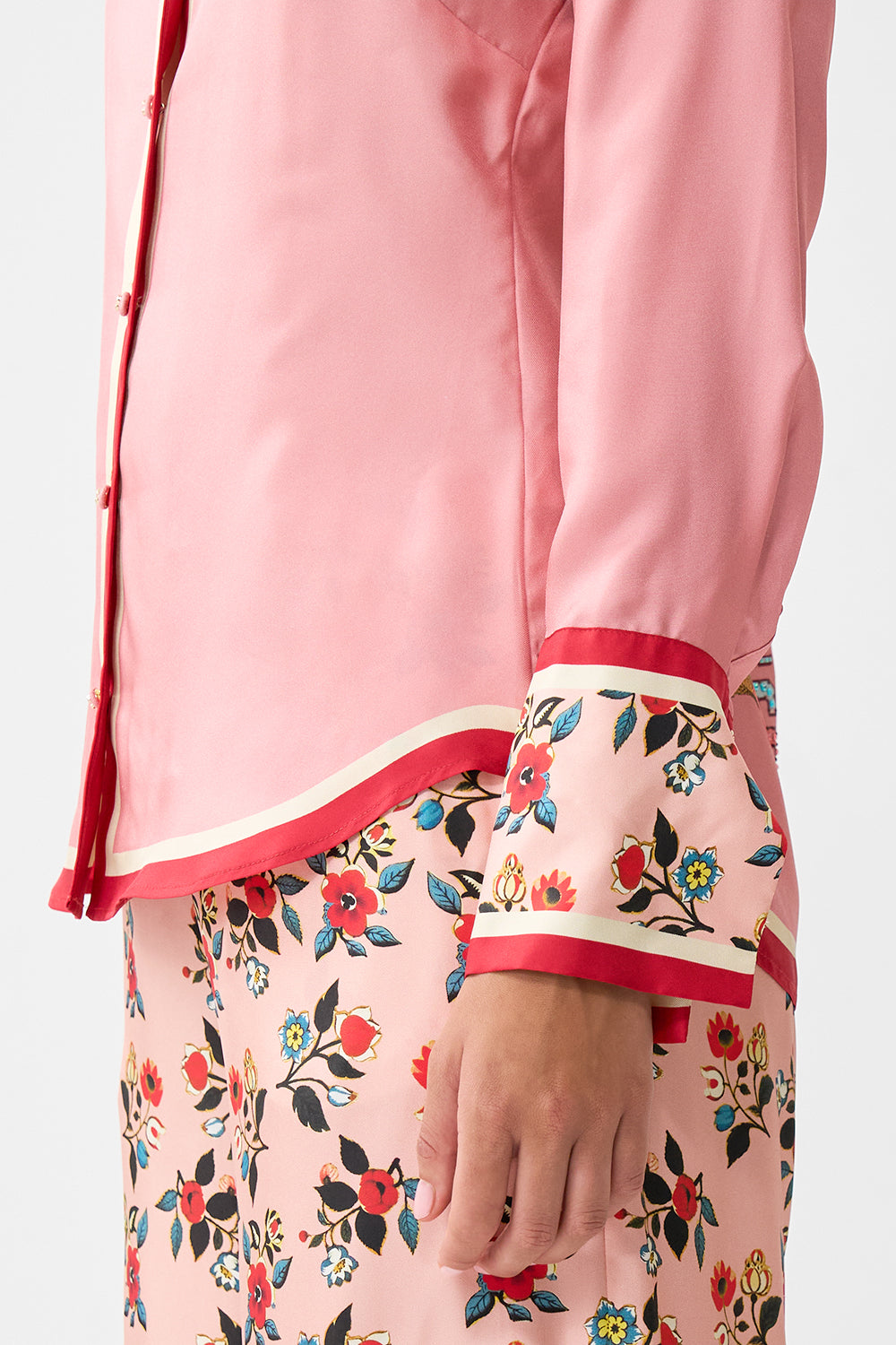 The CAMILLA Pyjama Shirt in our Pink Porto print.