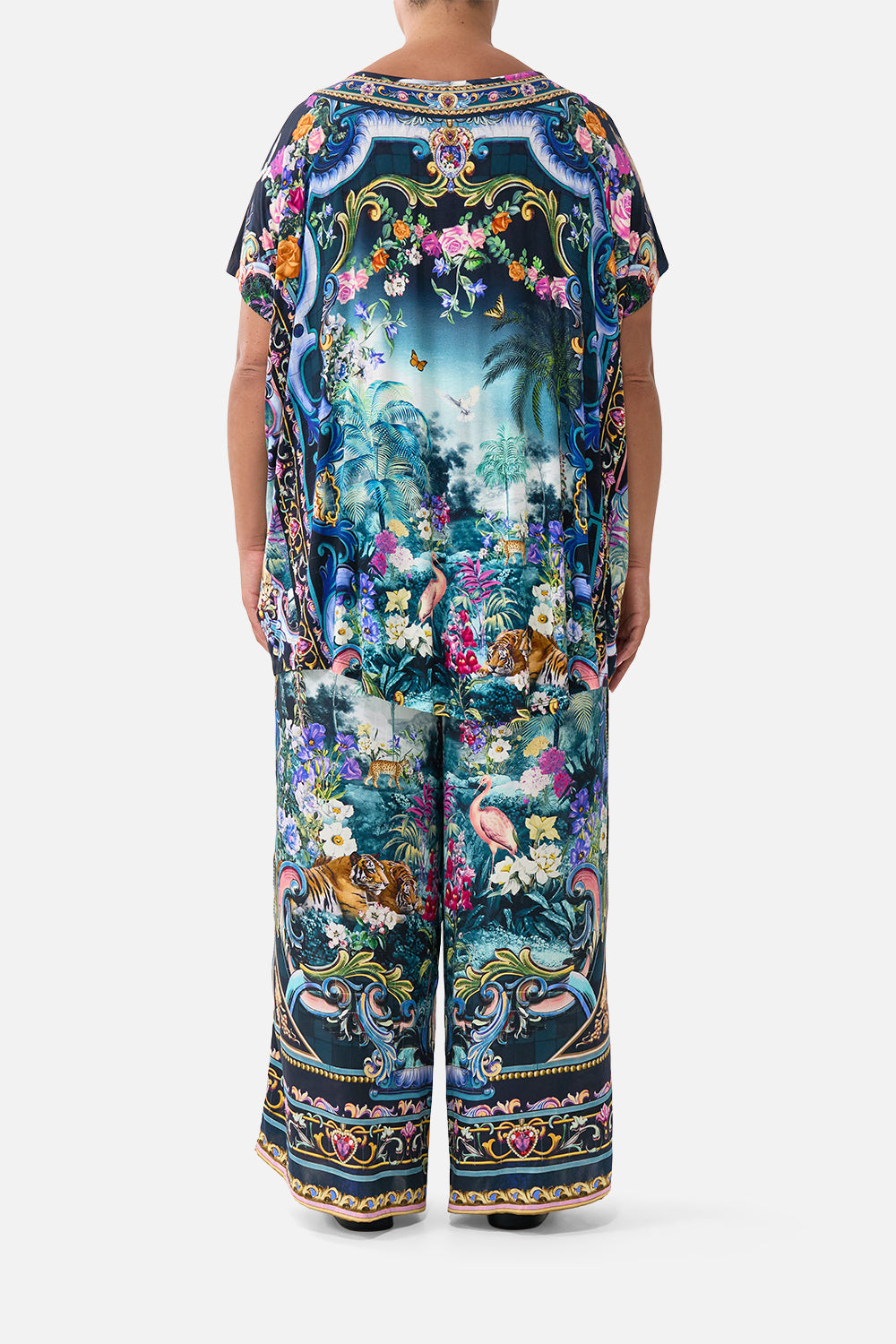 STRAIGHT LEG PANT BASKED IN BAROQUE