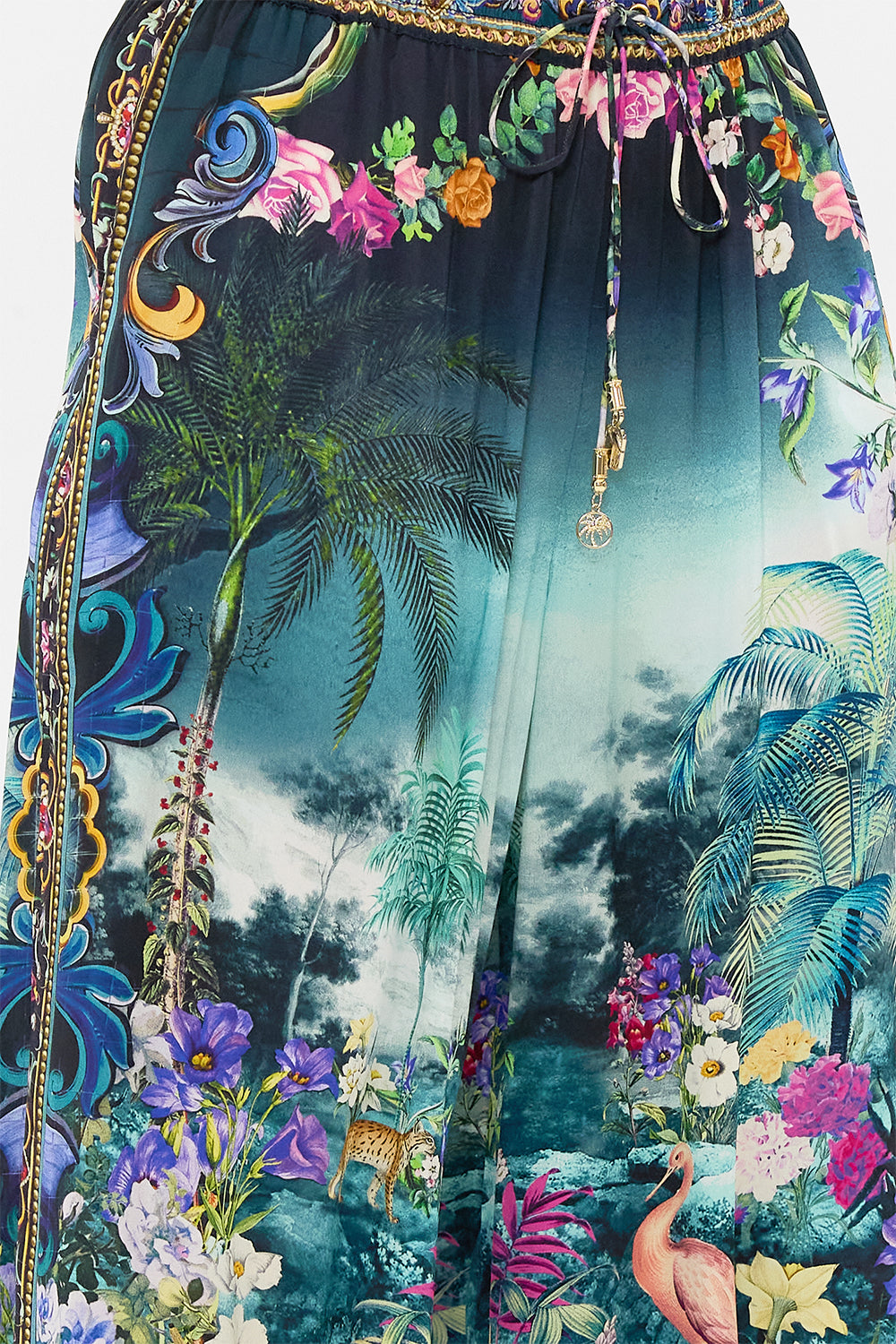 The CAMILLA Straight Leg Pant in our Basked In Baroque print.