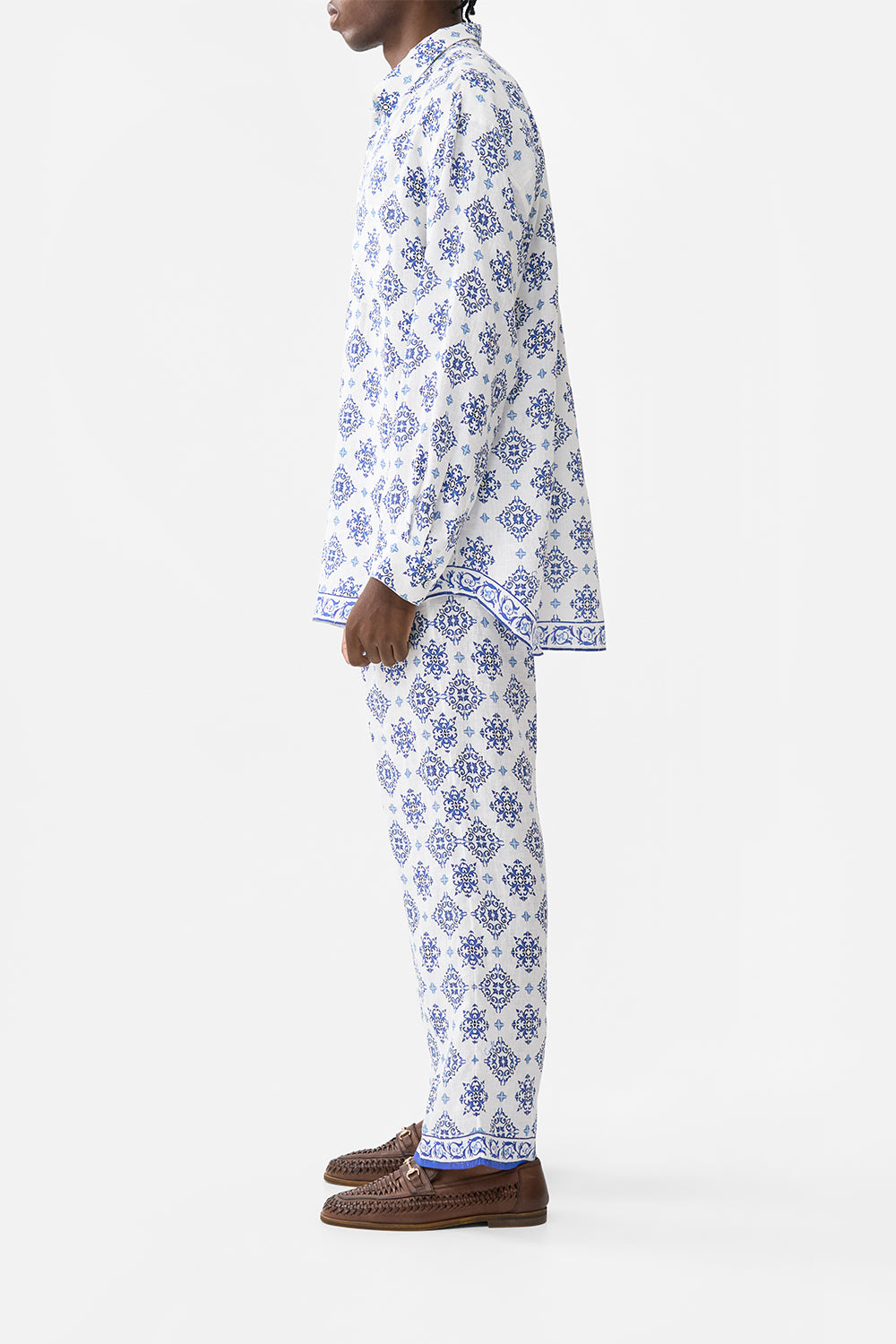 The CAMILLA OVERSIZED SHIRT AZUL ADVENTURES