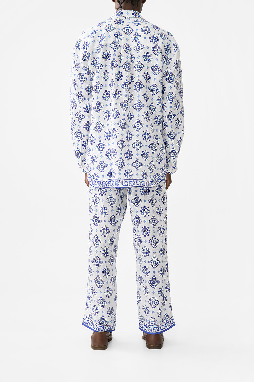 The CAMILLA OVERSIZED SHIRT AZUL ADVENTURES