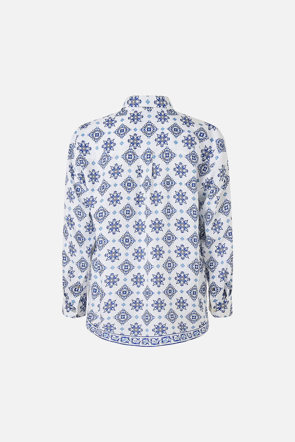 The CAMILLA OVERSIZED SHIRT AZUL ADVENTURES