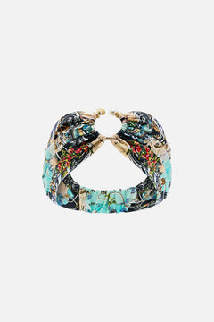 The CAMILLA Ring Headband in our Folk Afloat print.
