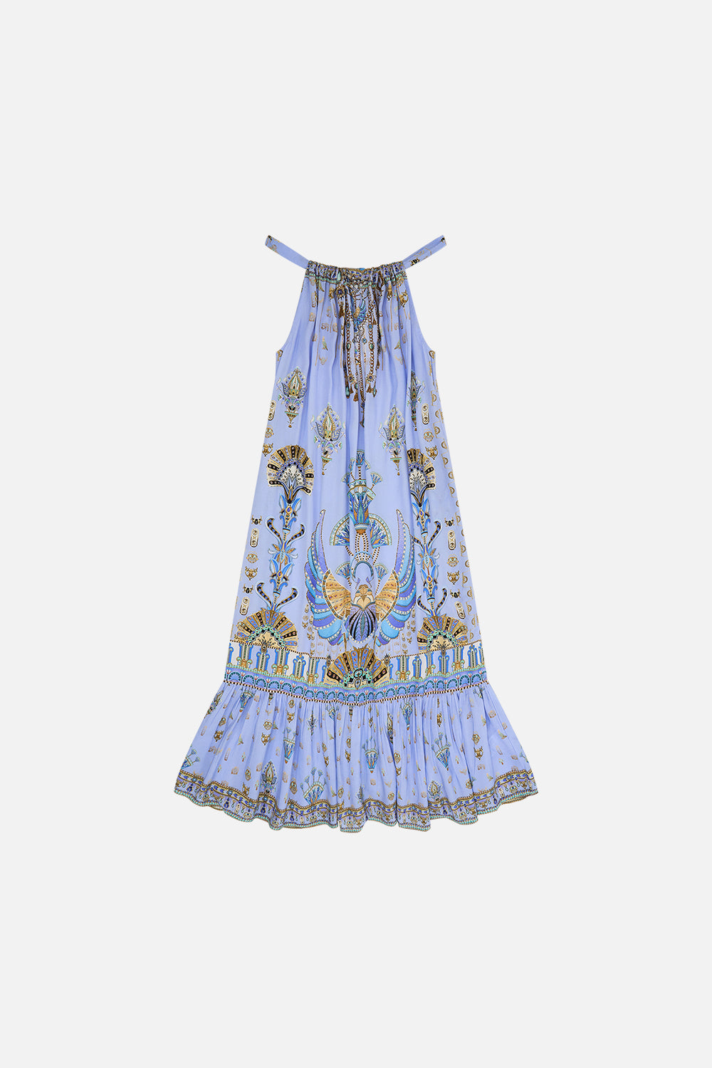 MILLA By CAMILLA Lilac Frill Hem Dress (12-14) in Under Scarab Skies print